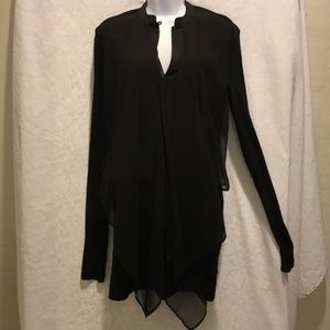 LS black dress